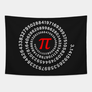 Pi, π, Spiral, Science, Mathematics, Math, Irrational Number, Sequence Tapestry