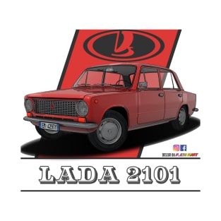 Lada 2101 1970 Red T-Shirt