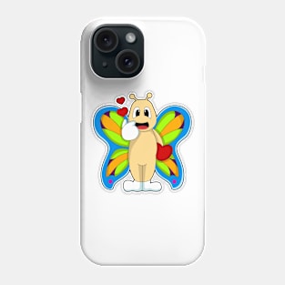 Butterfly with Heart Phone Case