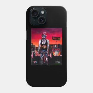 Lady cycling Phone Case