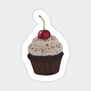 Cupcake with a Cherry on Top Magnet