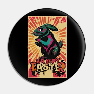 Happy Easter Bunny Pin