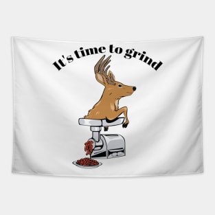 Time to Grind- Deer! Tapestry