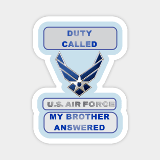 DutyCalledAirForce Brother Magnet