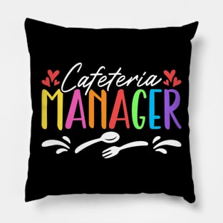 Cute Cafeteria Manager Heart Pillow