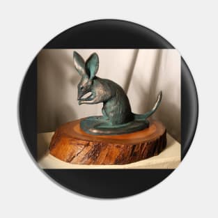 Bilby - sculpture by Avril Thomas - South Australian Artist Pin