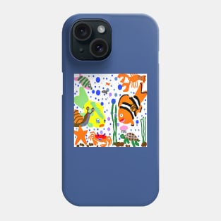 Marine Life Pattern Phone Case