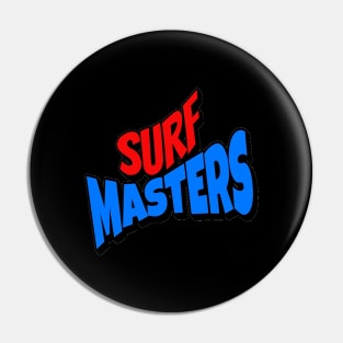 Surf Masters , Hello Summer Vintage Funny Surfer Riding Surf Surfing Lover Gifts Pin