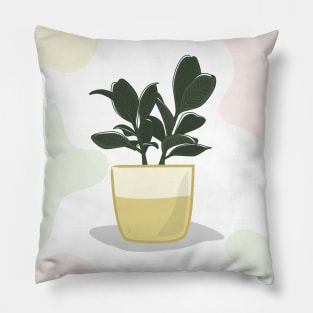 Rubber Plant (Ficus Elastica) Pillow