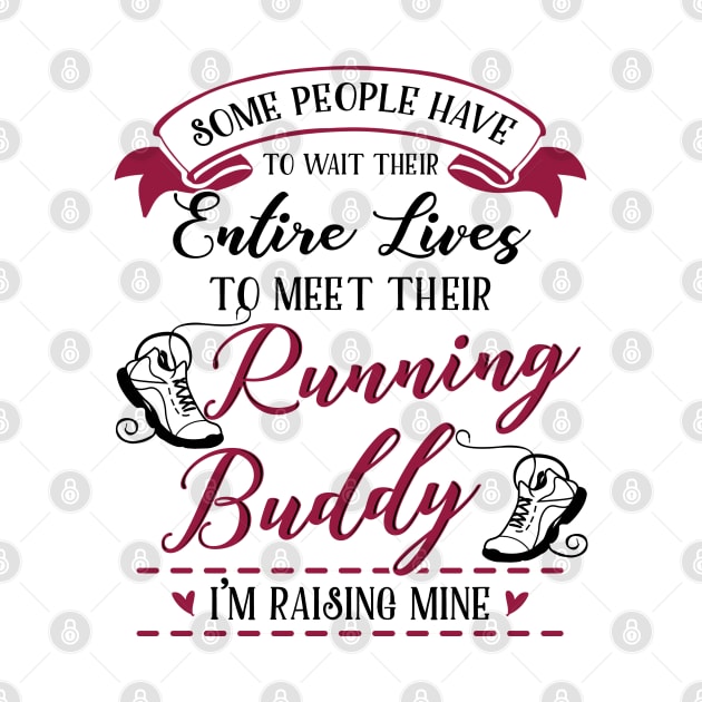 Running Mom and Baby Matching T-shirts Gift by KsuAnn