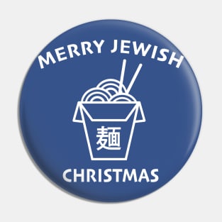 Merry Jewish Christmas Pin