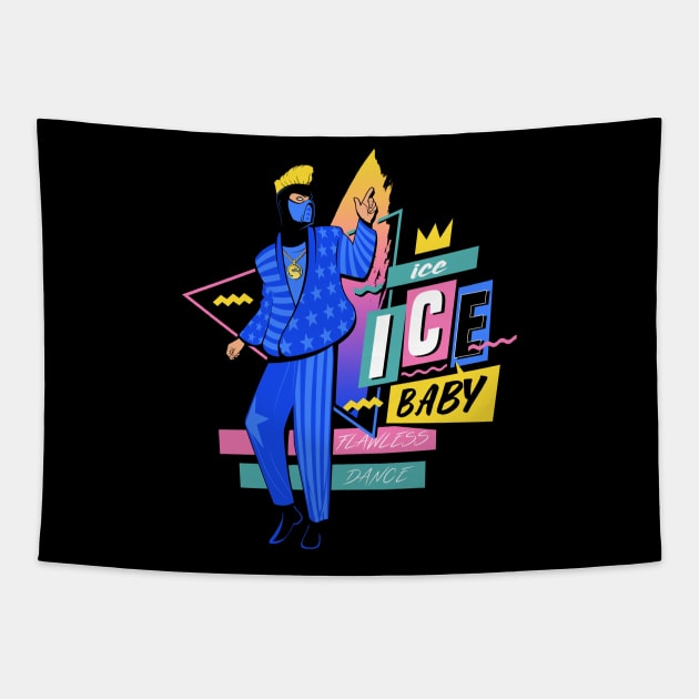 Ice Ice Baby Tapestry by JayHai