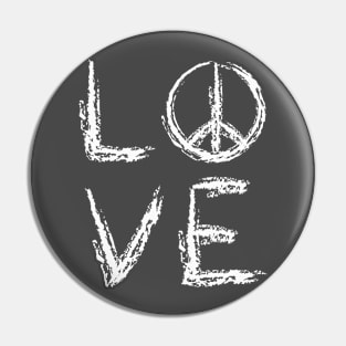 Peace and Love Pin