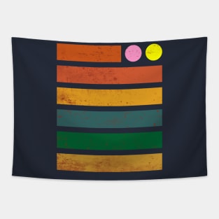 Circle and Horizontal Line Tapestry