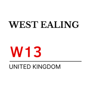 Postcode West Ealing W13 Kingdom T-Shirt