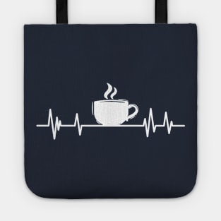 coffee Heartbeat,Lifeline cafe Tote