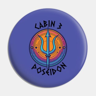 Cabin 3 Poseidon V9 The trident is Poseidon Pin