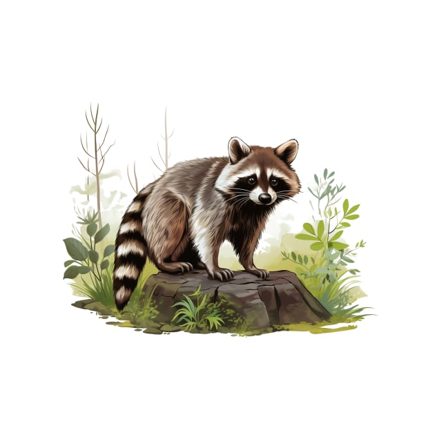 Cute Raccoon Lovers by zooleisurelife