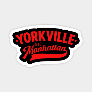 Yorkville Minimalist Logo - Manhattan Chic Apparel - New York City Magnet