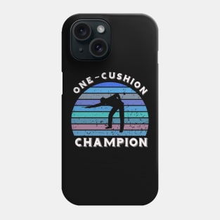 One cushion carom billiards champion Phone Case