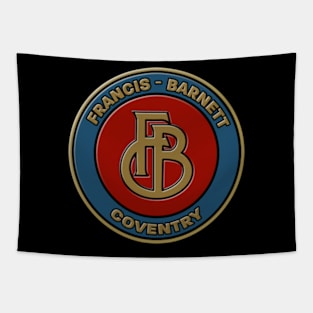 Francis Barnett Motorcycle Logo Tapestry