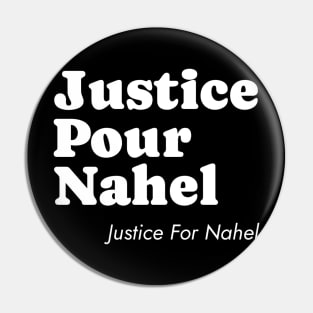 Justice pour nahel - Justice for nahel Pin