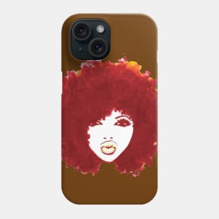 Curly Afro Autumn Natural Hair Phone Case
