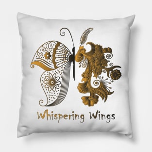 Wings Butterfly Flowers The Best Gift For mens And Womens Girls Pillow