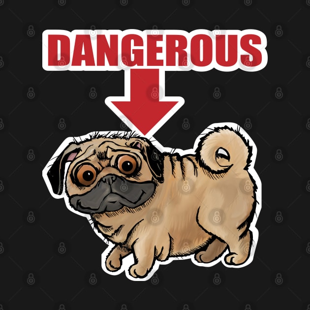 Funny pug by Kerrycartoons