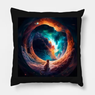 Explore the Beauty of Galaxies Pillow