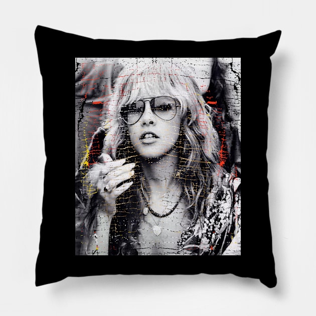 Stevie Nicks Pillow by gulymaiden