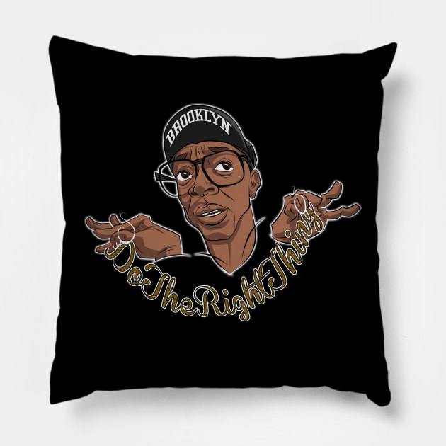 SPIKE / DO THE RIGHT THING Pillow by Jey13