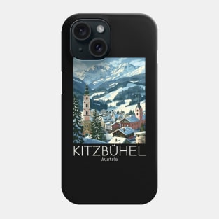 A Vintage Travel Illustration of Kitzbühel - Austria Phone Case