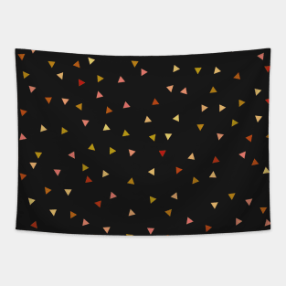 simple orange triangles Tapestry