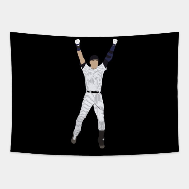 Derek Jeter Hall of Fame Tapestry by Hevding