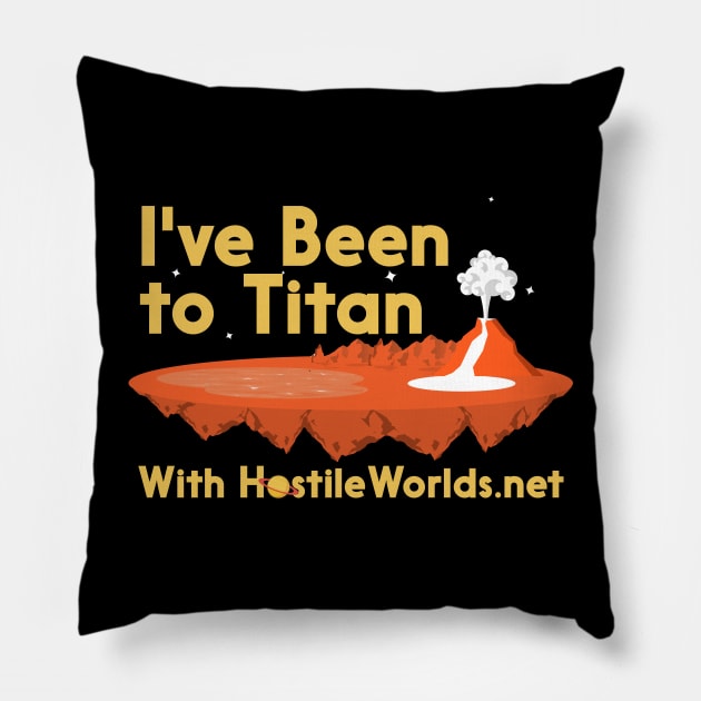 I've Been to Titan Pillow by The Podcast Host