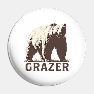 Grazer bear Pin