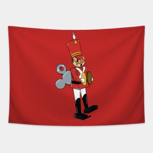 Christmas Toy Soldier Symbols Tapestry