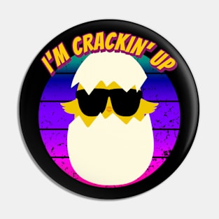 Chick and Egg with Sunglasses – Crackin’ Up Pin