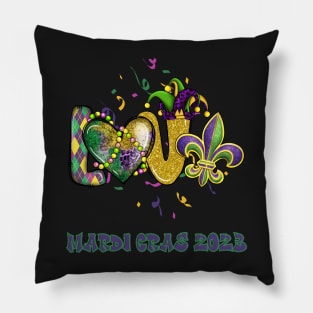 Mardi Gras 2023 Love Pillow