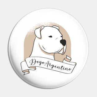 Dogo Argentino Pin