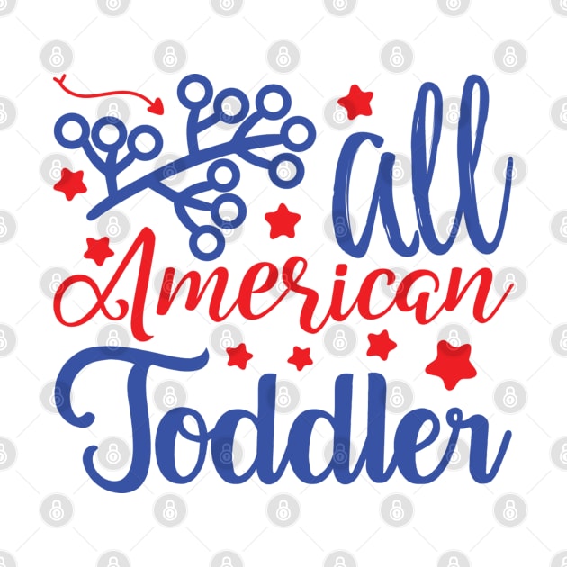 All American Toddler by hallyupunch