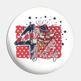 July 4, Declaration Of Independence Shirt Pin