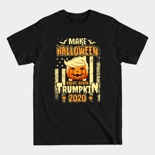 Disover Funny Trumpkin Halloween Vote Pro Donald Trump 2020 Election - Trumpkin Pumpkin - T-Shirt