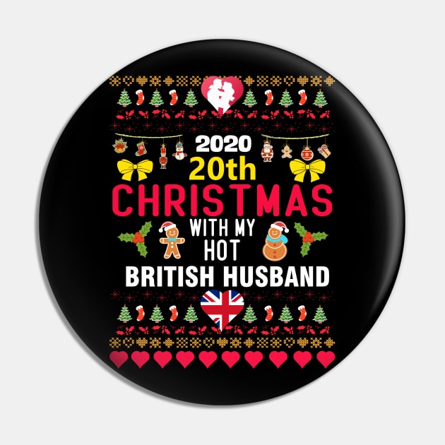 2020 20th Christmas With My Hot British Husband Pin by mckinney