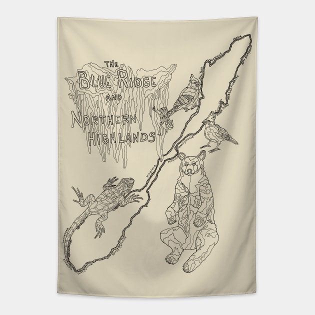 Blue Ridge and Northern Highlands Tapestry by Ballyraven