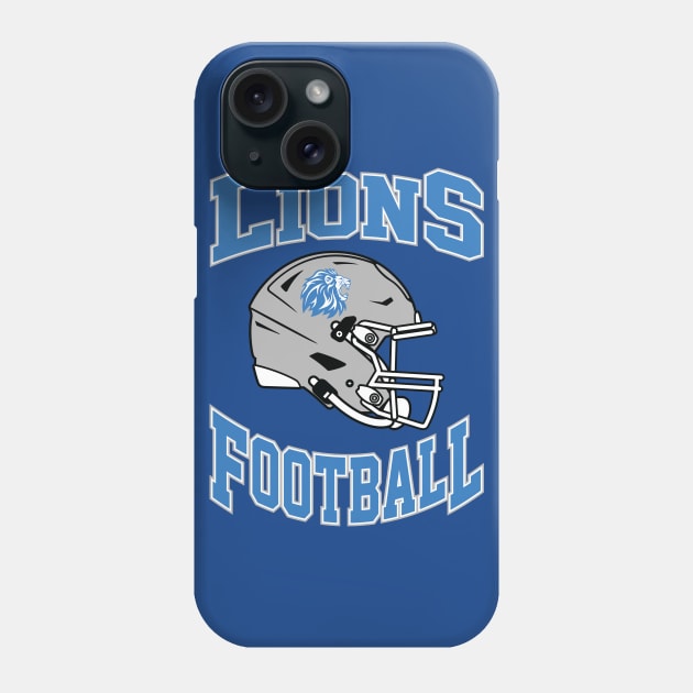 Detroit Lions Football Team Phone Case by Cemploex_Art