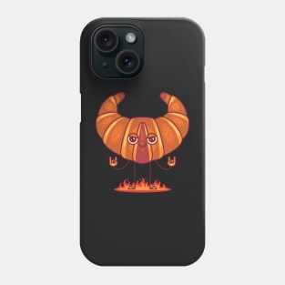 Croissant Satan Phone Case