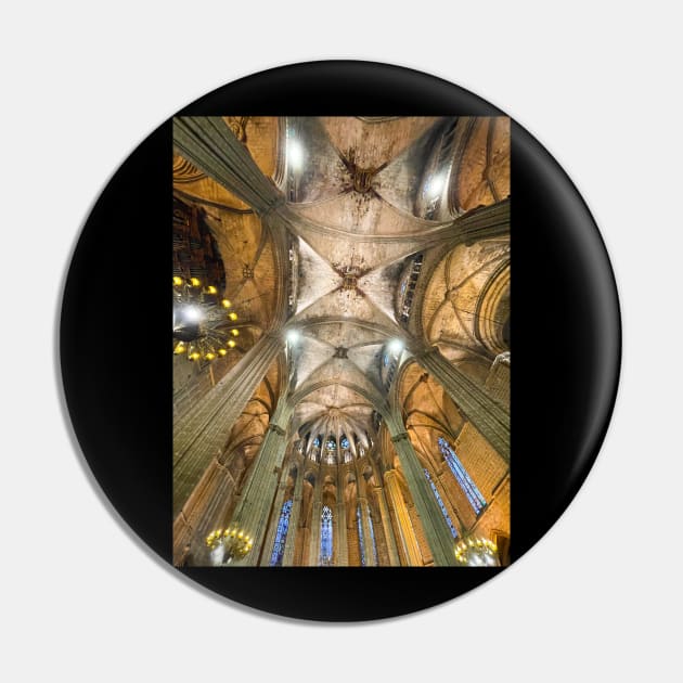 Barcelona Cathedral Pin by Sandro Dieli