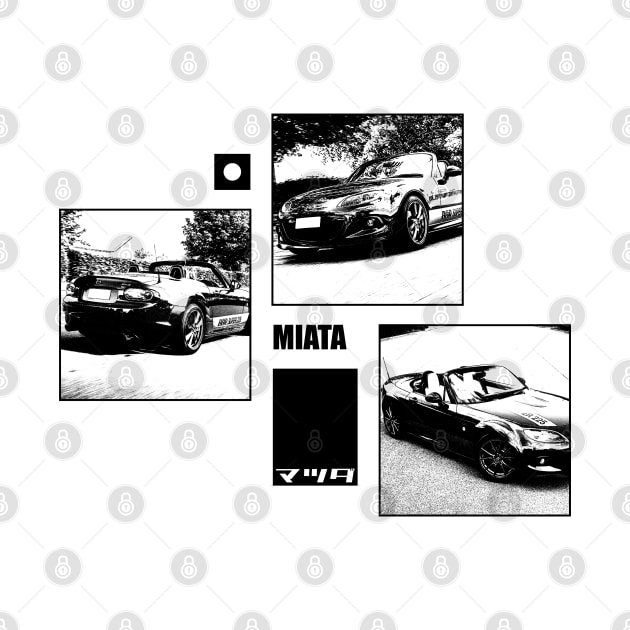 Mazda Miata MX-5 NC Black 'N White Archive by Cero